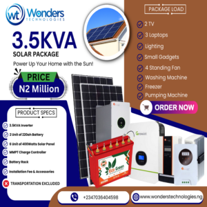 3.5KVA Complete Solar Panel